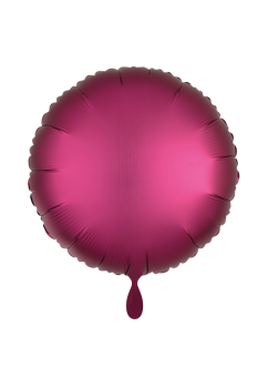 Folienballon 45cm Rund Satin Pink